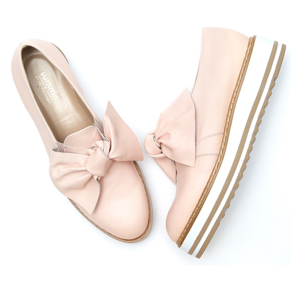 Summit Bella Platform Bow Loafer Made in Italy!